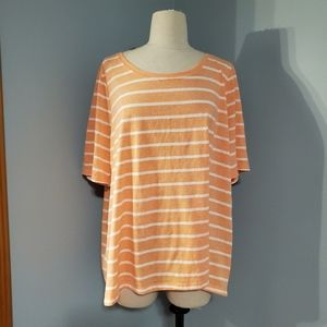 Orange striped shirt